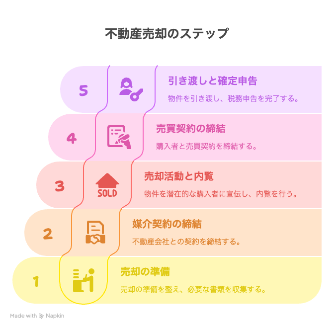 不動産売却のSTEP