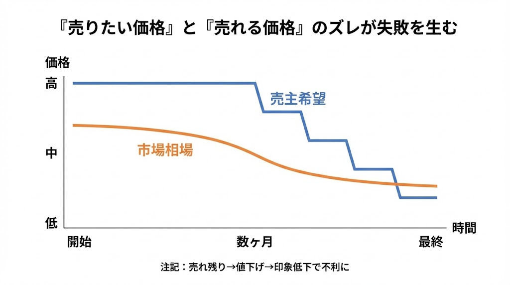 『売りたい価格』と『売れる価格』のズレが失敗を生む