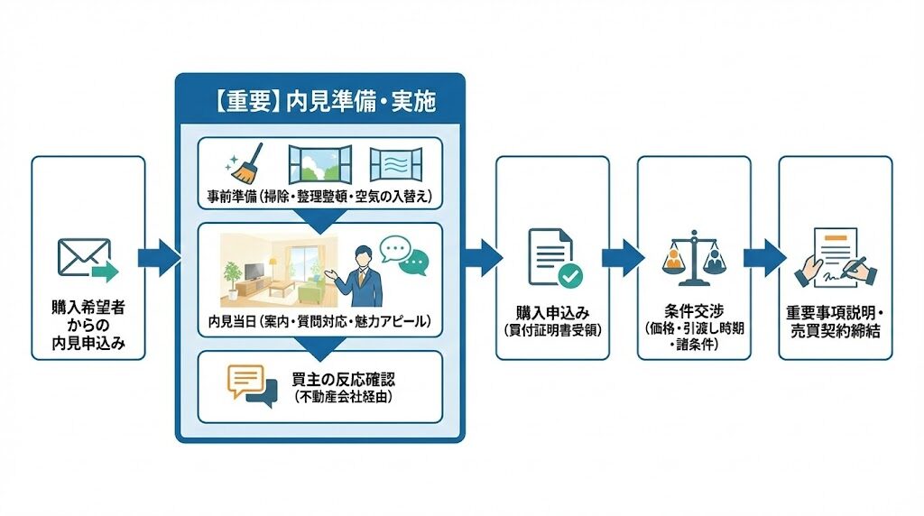 内見申し込み〜成約までの全体フロー